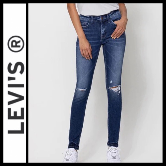 NWT Denzien Levi’s High Rise Ankle Skinny Jeans - Picture 1 of 6